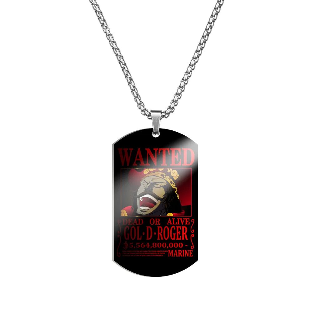 One Piece Wanted Necklace - Berserk Jewels Jewelery Jewellery