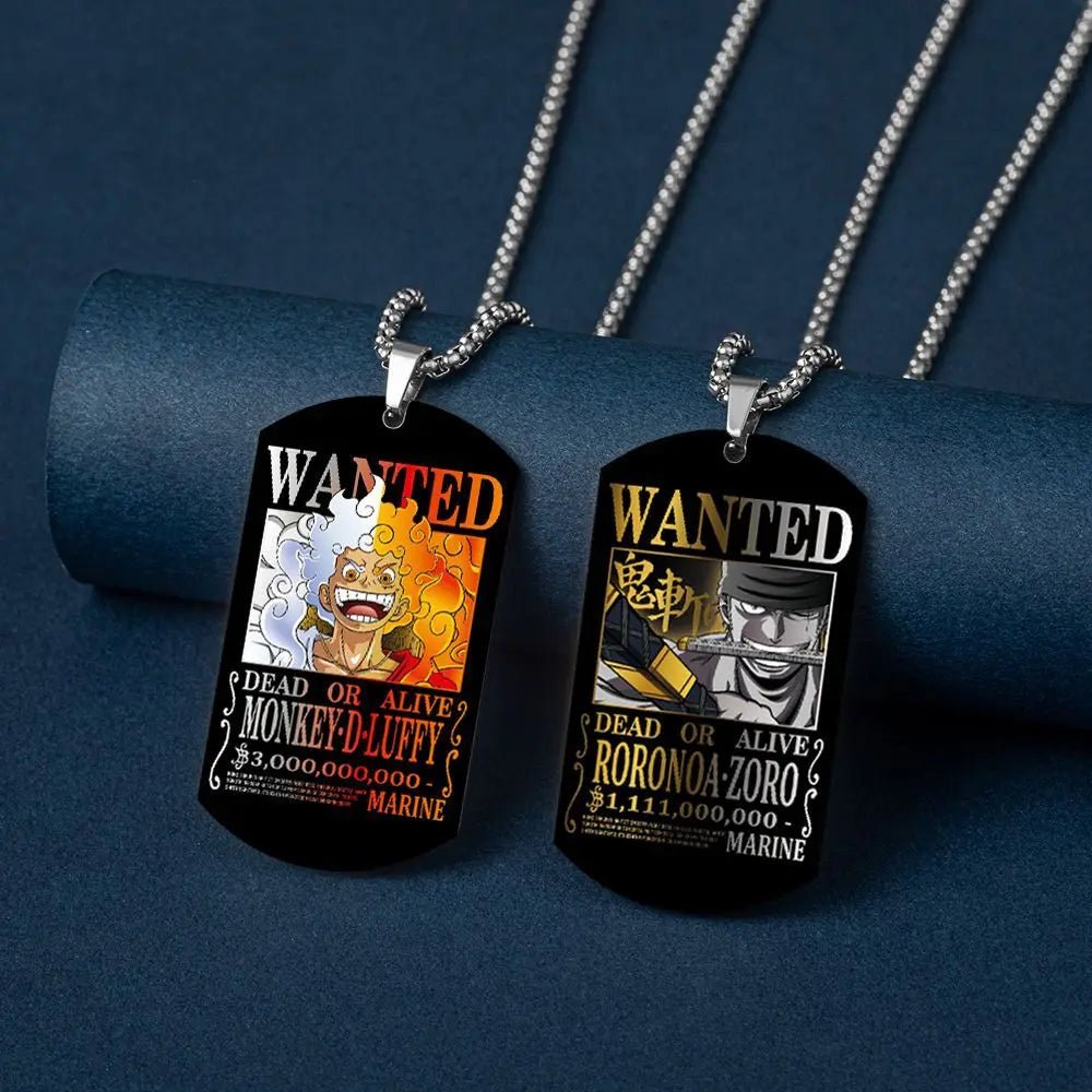 One Piece Wanted Necklace - Berserk Jewels Jewelery Jewellery