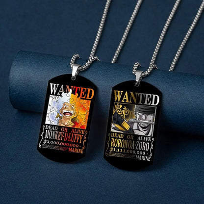 One Piece Wanted Necklace - Berserk Jewels Jewelery Jewellery