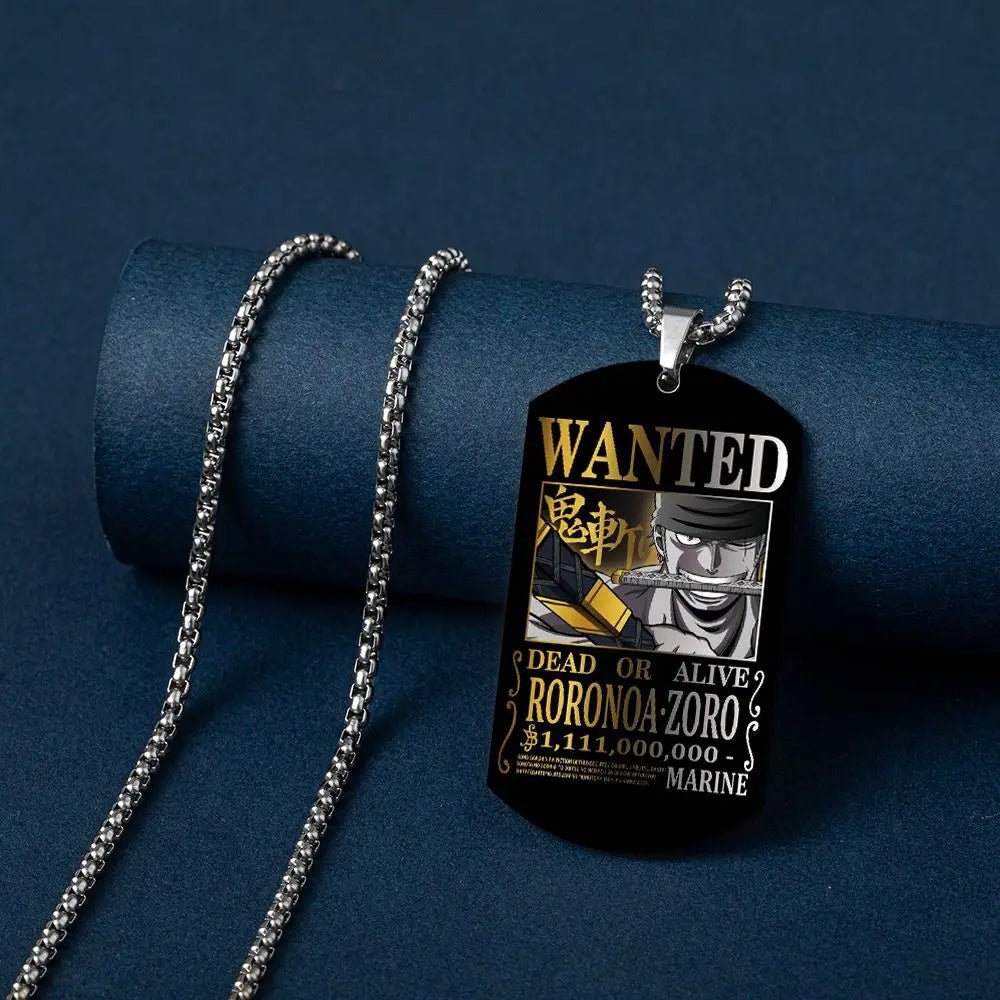 One Piece Wanted Necklace - Berserk Jewels Jewelery Jewellery