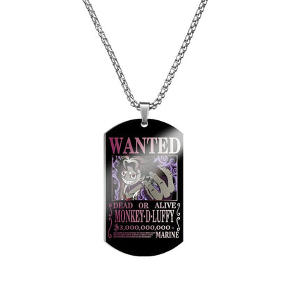 One Piece Wanted Necklace - Berserk Jewels Jewelery Jewellery