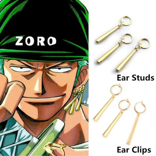 One Piece Zoro Earrings - Berserk Jewels Jewelery Jewellery