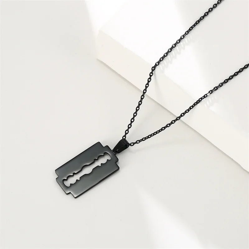 Razor Blade Necklace - Berserk Jewels Jewelery Jewellery