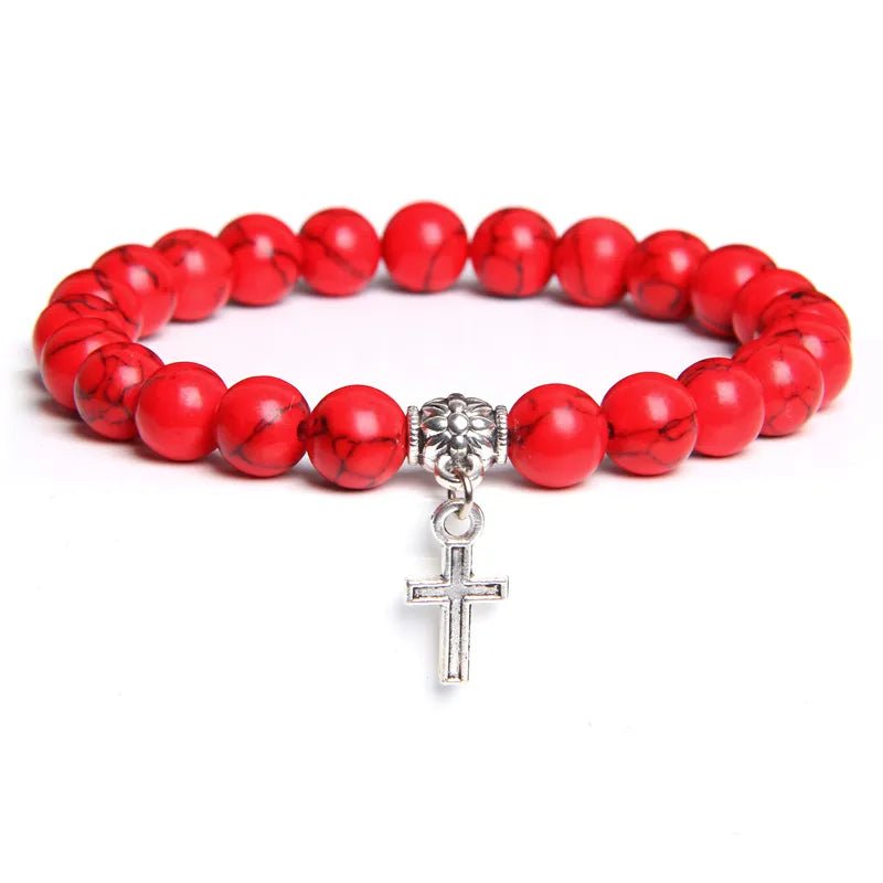 Silver Cross Bracelet - Berserk Jewels Jewelery Jewellery