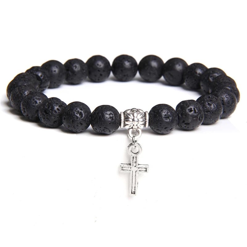 Silver Cross Bracelet - Berserk Jewels Jewelery Jewellery