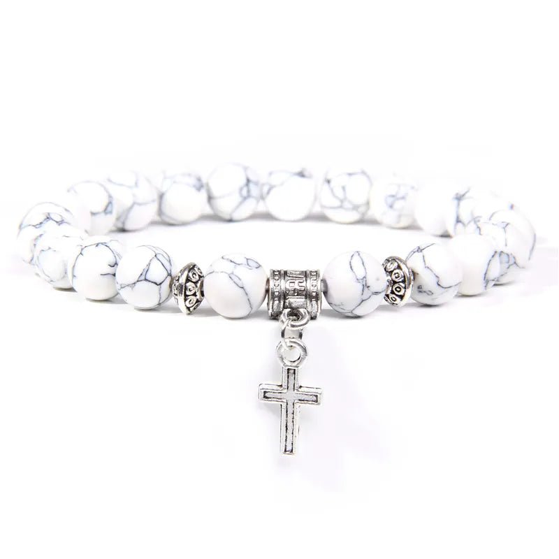 Silver Cross Bracelet - Berserk Jewels Jewelery Jewellery