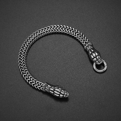 Snake Steel Bracelet - Berserk Jewels Jewelery Jewellery