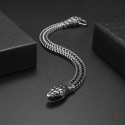 Snake Steel Bracelet - Berserk Jewels Jewelery Jewellery