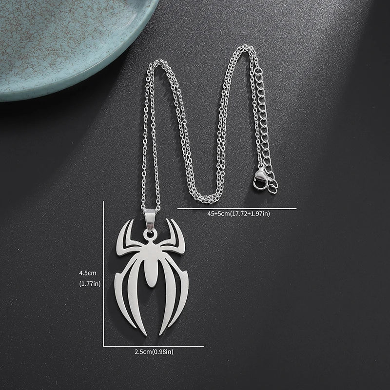 Spiderman Necklace - Mens Anime Jewelry Jewellery