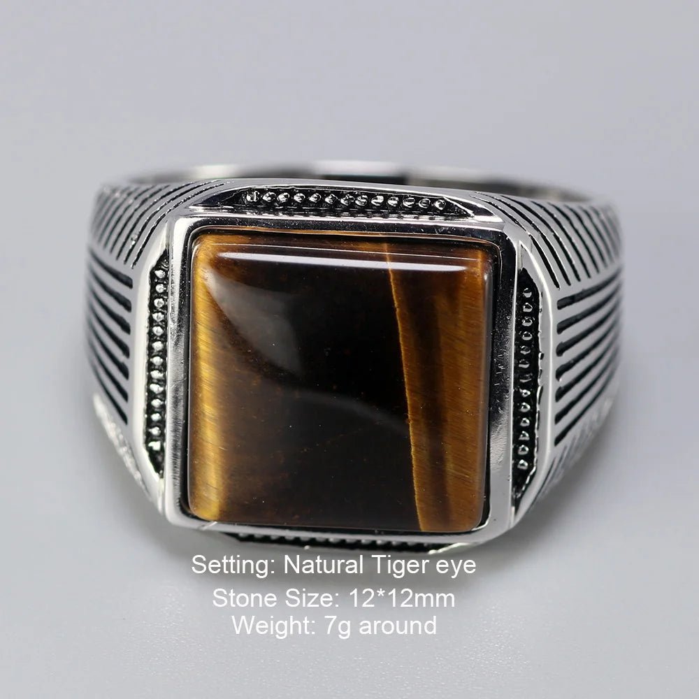 Square Stone Ring - Berserk Jewels Jewelery Jewellery