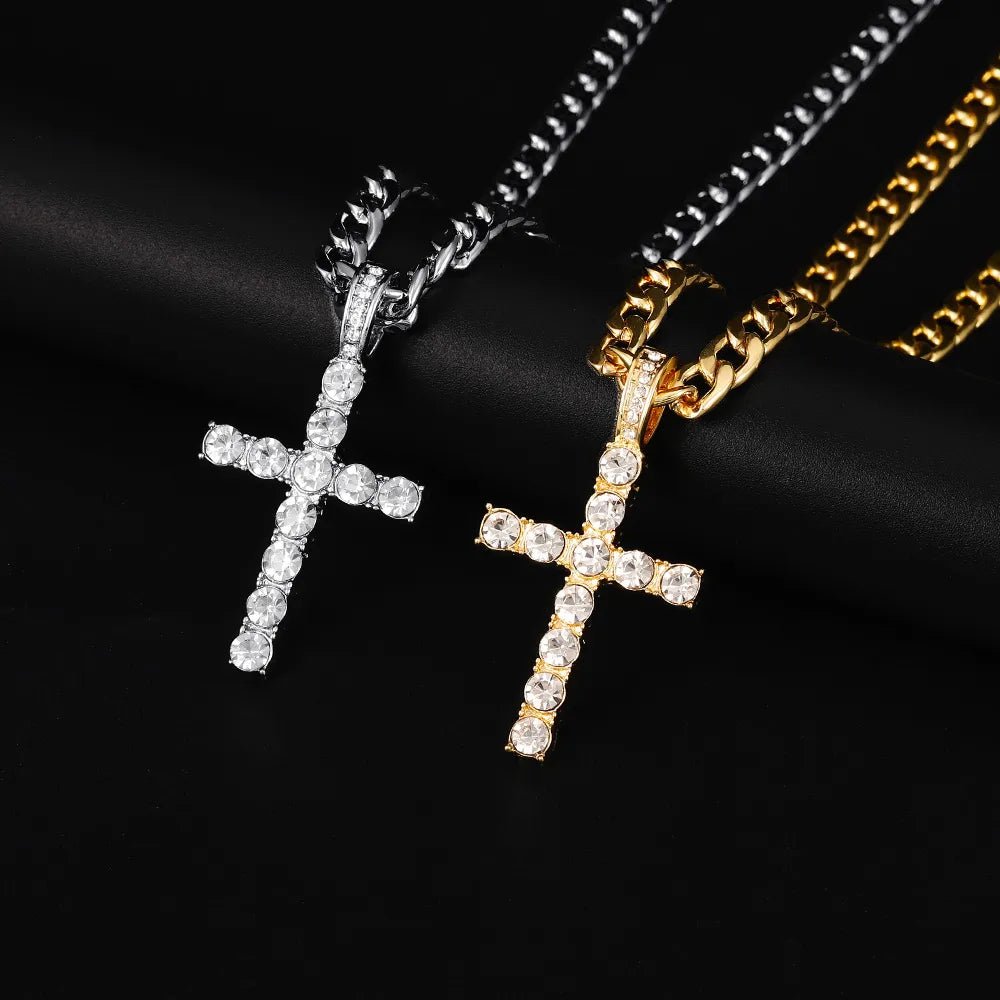 Tennis Cross Necklace - Berserk Jewels Jewelery Jewellery