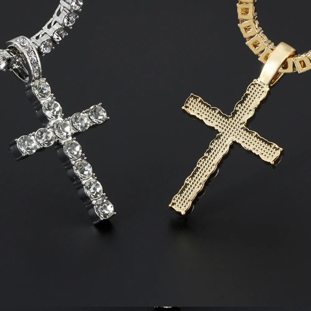 Tennis Cross Necklace - Berserk Jewels Jewelery Jewellery