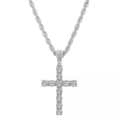 Tennis Cross Necklace - Berserk Jewels Jewelery Jewellery