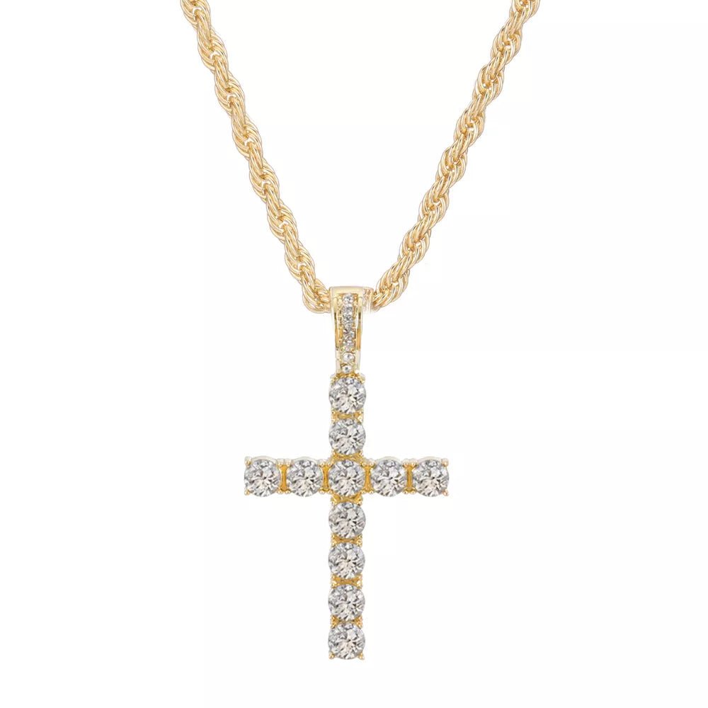 Tennis Cross Necklace - Berserk Jewels Jewelery Jewellery