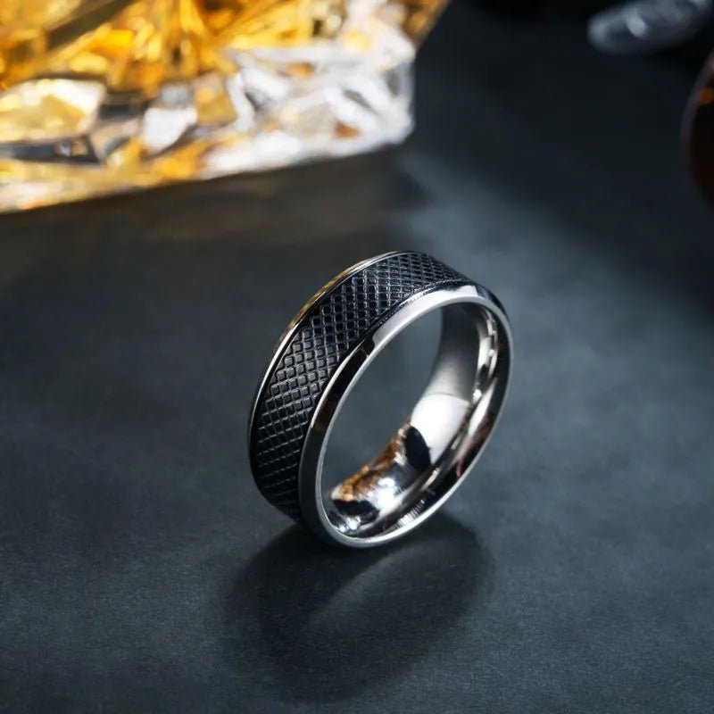 Titanium Steel Black Ring - Berserk Jewels Jewelery Jewellery