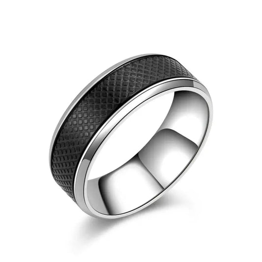 Titanium Steel Black Ring - Berserk Jewels Jewelery Jewellery