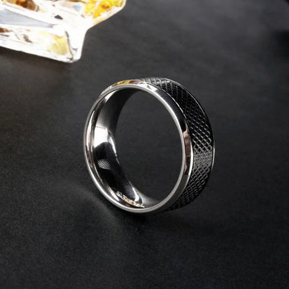 Titanium Steel Black Ring - Berserk Jewels Jewelery Jewellery