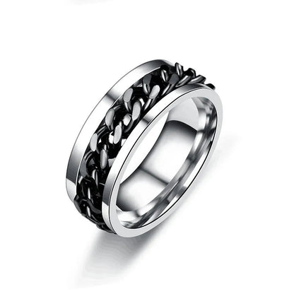 Titanium Steel Rotatable Ring - Berserk Jewels Jewelery Jewellery