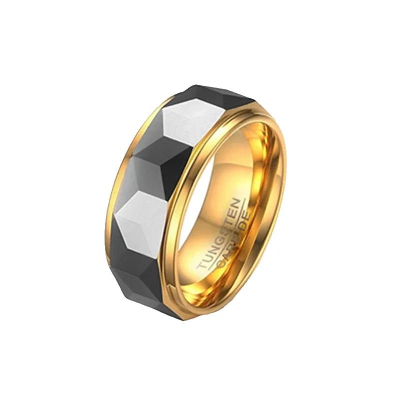 Tungsten Gold Rhombus Ring - Berserk Jewels Jewelery Jewellery