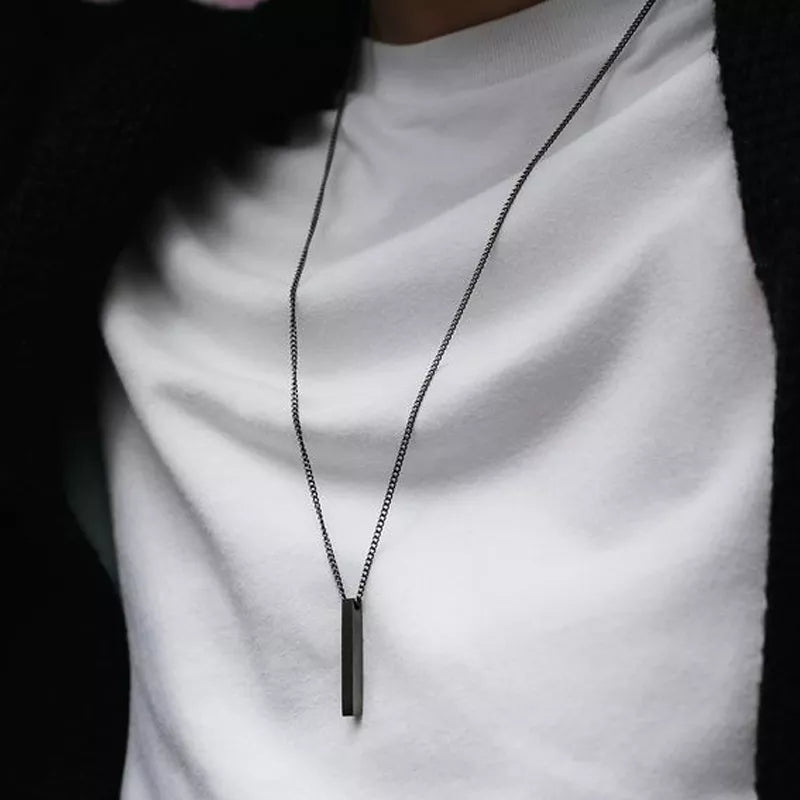 Vertical Bar Necklace - Berserk Jewels Jewelery Jewellery