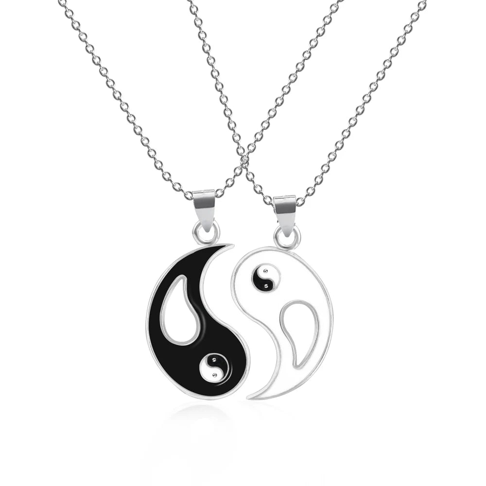 Yin and Yang Pendant Necklace - Berserk Jewels Jewelery Jewellery