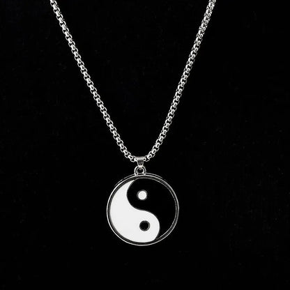 Yin and Yang Pendant Necklace - Berserk Jewels Jewelery Jewellery